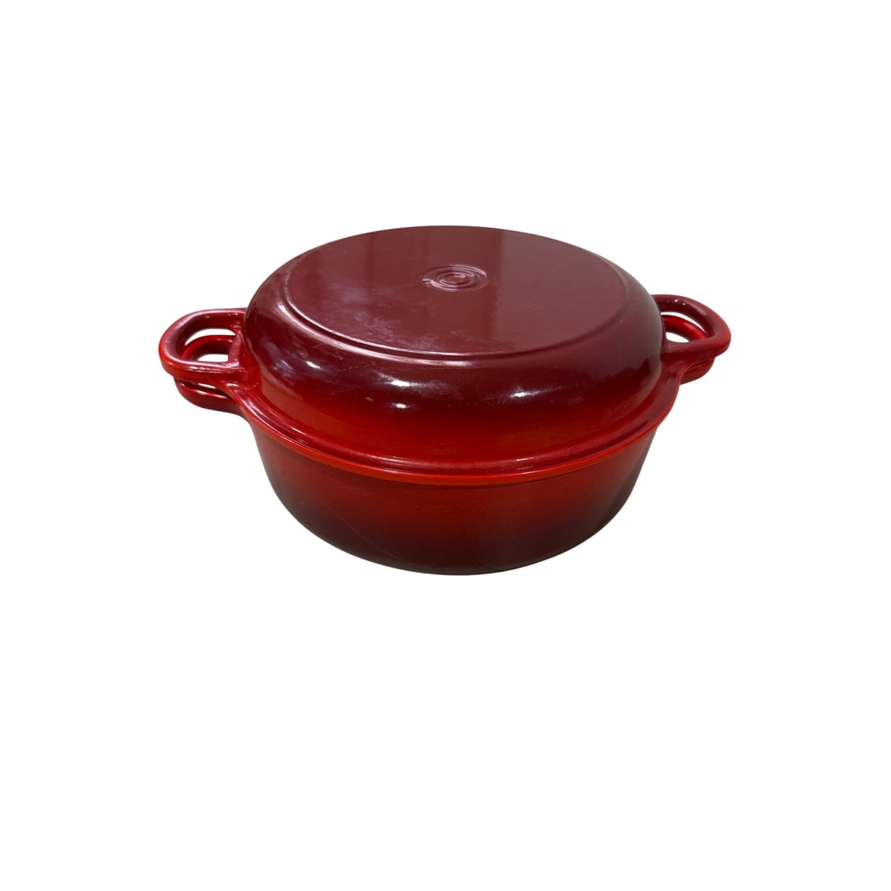 Le Creuset Signature Cast Iron Shallow Casserole with Reversible Baking Lid 26cm
